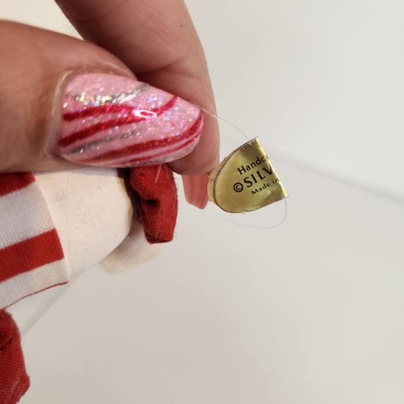 Vintage Silvestri Christmas Tree Ornament Mouse Mice Kitsch Porcelain 1980s Cute - Picture 6 of 7